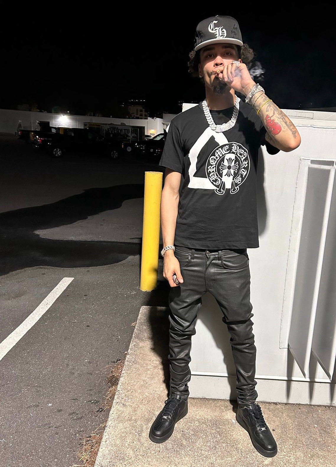 “Beam’d Up Forever” Waxed Denim Jean (Green)