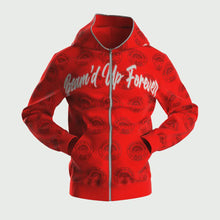 Load and play video in Gallery viewer, &quot;Beam&#39;d Up Forever&quot; Full Zip (Red)
