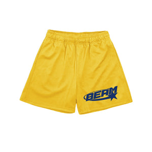 “Beam” Mesh Shorts (Yellow/Royal Blue)