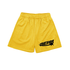 “Beam” Mesh Shorts (Yellow/Black)