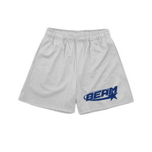“Beam” Mesh Shorts (Silver/Royal Blue)